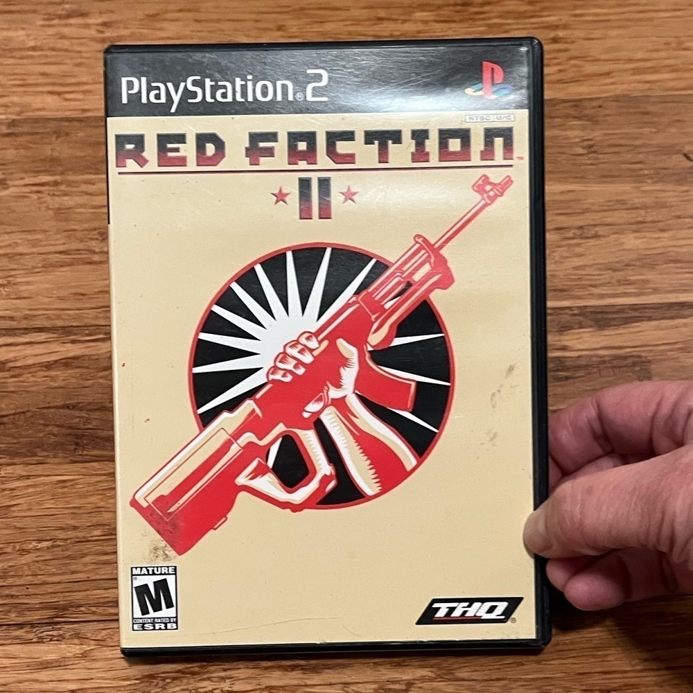 Playstation 2 Red Faction II Video Game 2002. Sony Case and Disc